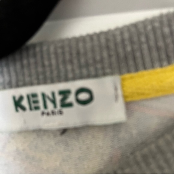 Kenzo Gray and Yellow Sweatshirt - Picture 5 of 6
